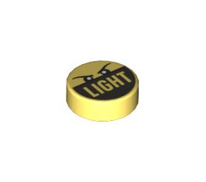 LEGO Tuile 1 x 1 Rond avec "Light" (35380 / 101413)