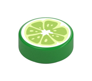 LEGO Tile 1 x 1 Round with Lime (35380 / 103348)