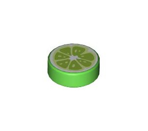 LEGO Tile 1 x 1 Round with Lime (35380 / 103348)