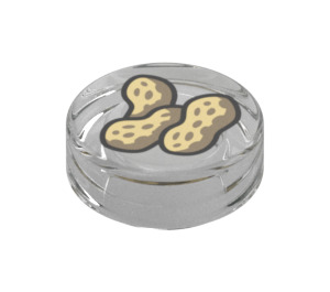 LEGO Tile 1 x 1 Round with Peanuts (35380 / 111401)