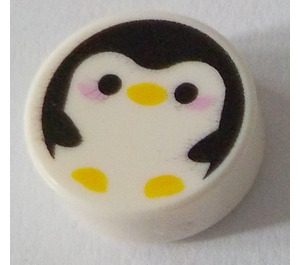 LEGO Tile 1 x 1 Round with Penguin Face (35380)