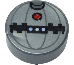 LEGO Tegel 1 x 1 Rond met Thermal Detonator (10792 / 98138)