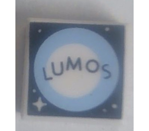 LEGO Tile 1 x 1 with 'LUMOS' with Groove (3070)
