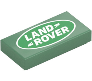 LEGO Tile 1 x 2 with "Land Rover" with Groove (3069 / 103836)