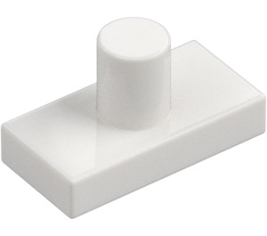 LEGO Tile 1 x 2 med Minifigur Neck Kobling (24445)