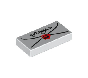 LEGO Tuile 1 x 2 avec Sealed Envelope (avec écriture) avec Groove (3069 / 83608)