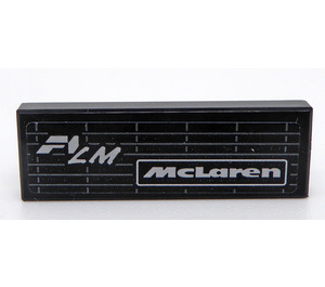 LEGO Tile 1 x 3 with Silver 'LM McLaren' Sticker (63864)