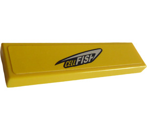 LEGO Tegel 1 x 4 met "CELLFISH" Sticker (2431)