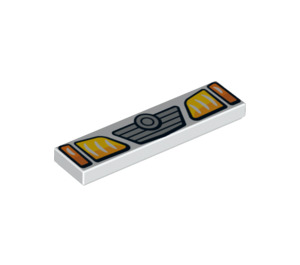 LEGO Tuile 1 x 4 avec Grille et Headlights (2431 / 29977)
