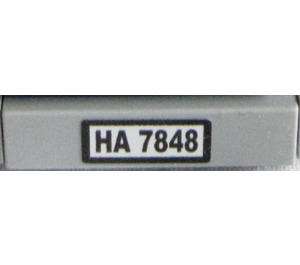 LEGO Tile 1 x 4 with 'HA 7848' Sticker (2431)