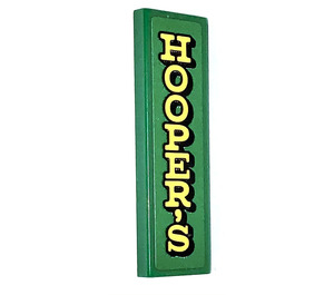 LEGO Tile 1 x 4 with ‘HOOPER’S’ Sign Sticker (2431)