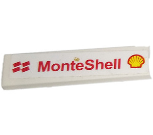 LEGO Tile 1 x 4 with MonteShell Sticker (2431)