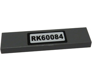 LEGO Tile 1 x 4 with RK60084 Sticker (2431)