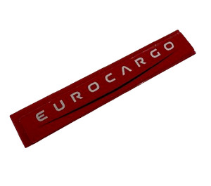 LEGO Tile 1 x 6 with 'EUROCARGO' Sticker (6636)