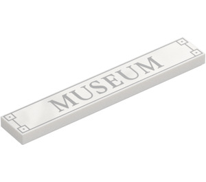 LEGO Tile 1 x 6 with 'MUSEUM' (6636 / 106963)