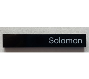 LEGO Tile 1 x 6 med "Solomon" (6636 / 87672)