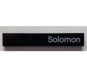 LEGO Fliese 1 x 6 mit "Solomon" (6636 / 87672)