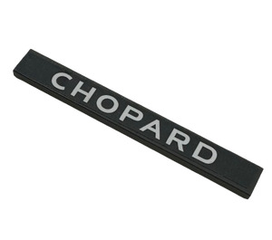 LEGO Tile 1 x 8 with 'CHOPARD' Sticker (4162)