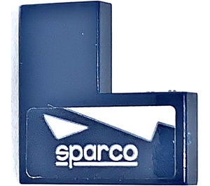 LEGO Tile 2 x 2 Corner with sparco  Sticker (14719)