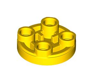LEGO Tile 2 x 2 Round Inverted with Bananas Super Mario Scanner Code (3567 / 104923)