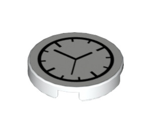 LEGO Tuile 2 x 2 Rond avec Clock Affronter (Porte-goujon inférieur) (14769 / 80269)