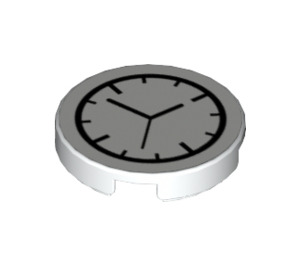 LEGO Piastrella 2 x 2 Rotondo con Clock Viso (Supporto per perno inferiore) (14769 / 80269)