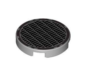 LEGO Tile 2 x 2 Round with Vent Design with Bottom Stud Holder (14769 / 49039)