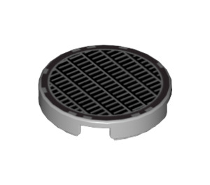LEGO Tile 2 x 2 Round with Vent Design with "X" Bottom (49039 / 84224)