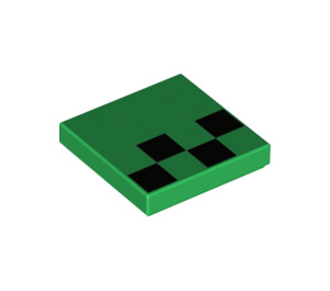 LEGO Tile 2 x 2 with 4 Black Pixels with Groove (3068 / 39851)