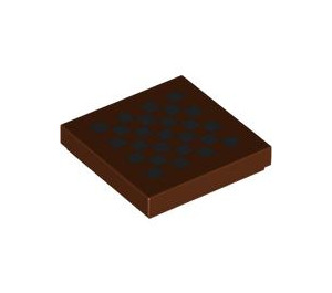 LEGO Tile 2 x 2 with black pixel squares with Groove (3068 / 102480)