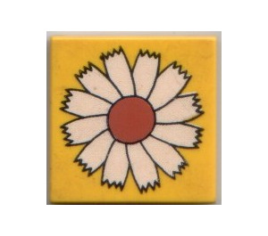 LEGO Tile 2 x 2 with Flower with Groove (3068)