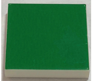 LEGO Tile 2 x 2 with Green with Groove (3068)