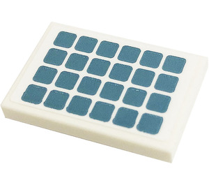 LEGO Tile 2 x 3 with Solar Panel with Squares Sticker (26603)