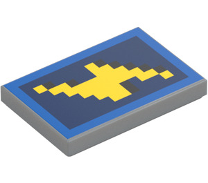 LEGO Tile 2 x 3 with Yellow Pixels (26603 / 103730)