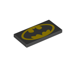 LEGO Fliese 2 x 4 mit Batman Logo (26247 / 87079)