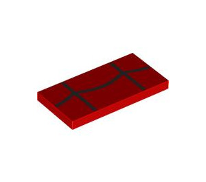 LEGO Tile 2 x 4 with Black Lines (87079 / 103277)