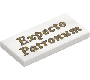 LEGO Tile 2 x 4 with "Expecto Patronum" (87079 / 104494)