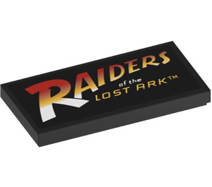 LEGO Fliese 2 x 4 mit 'RAIDERS of the LOST ARK™' Aufkleber (87079)