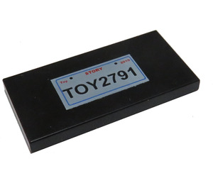 LEGO Tile 2 x 4 with 'TOY2791' License Plate (87079 / 91840)