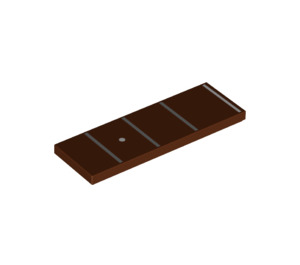 LEGO Płytka 2 x 6 z Guitar Fretboard (Frets 1-4) (69729 / 80161)