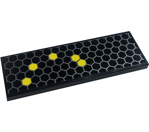 LEGO Tile 2 x 6 with Hexagons, Honeycomb Sticker (69729)