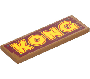 LEGO Tile 2 x 6 with "KONG" (69729 / 103783)