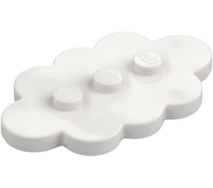 LEGO Tile 3 x 5 Cloud with 3 Studs (35470)