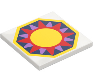 LEGO Tile 4 x 4 with Sun (1751 / 94892)