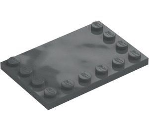 LEGO Tile 4 x 6 with Studs on 3 Edges (6180) | Brick Owl