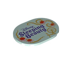LEGO Tile 6 x 8 with Rounded Ends with "Disney Sleeping Beauty" (65474 / 104299)