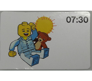 LEGO Time-teaching activity cards 07:30