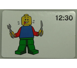 LEGO Time-teaching activity cards 12:30