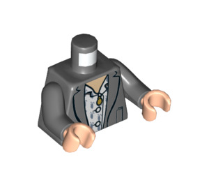 LEGO Tina Goldstein with Gray Jacket Minifig Torso (973 / 76382)