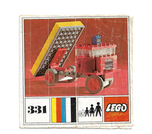 LEGO Tipper truck Set 331 Instructions